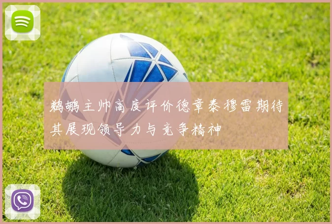 鹈鹕主帅高度评价德章泰穆雷期待其展现领导力与竞争精神